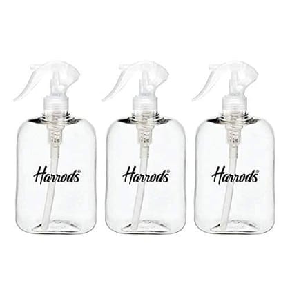 HARRODS Spray Bottle Combo Pack - 250ml Empty Bottles for Travel, Liquid, Room Spray, Fogging, Hand Wash, and Rangoli - Set of 3 (5)