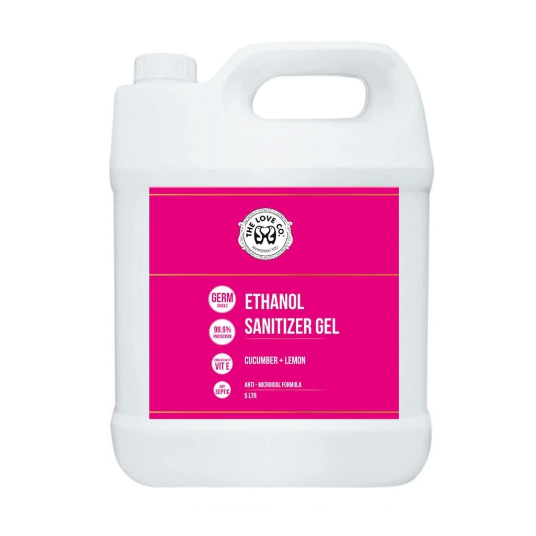 THE LOVE CO. WHO Recommended 80% Sanitizer Alcohol 5 litre| Gel| Hand