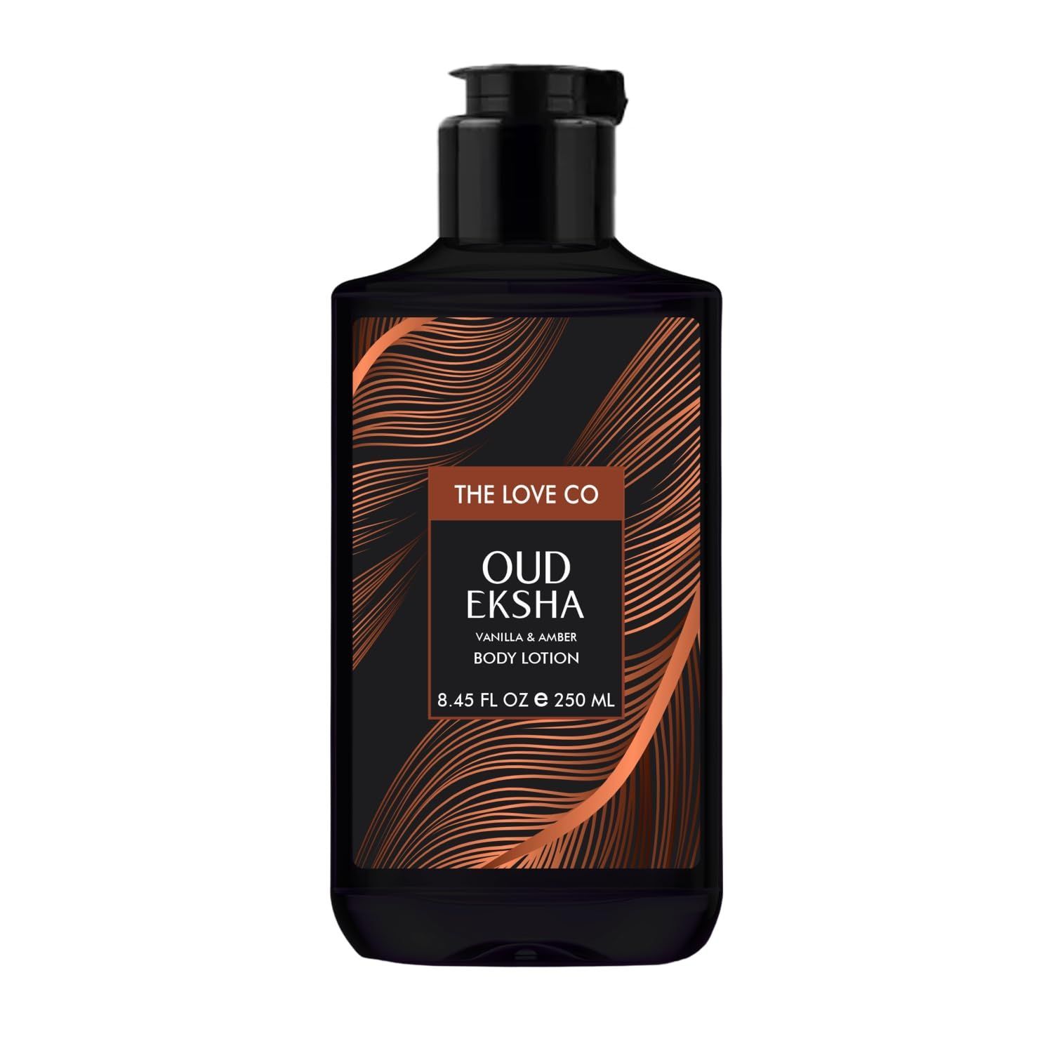 THE LOVE CO. Oud Eksha Body Lotion | Nourishing Moisturizer Cream for Dry Skin | Suitable for Men and Women with Jojoba Oil, Shea Butter & Vitamin E | 250ml