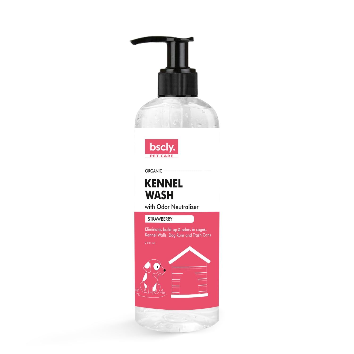 Bscly Kennel Wash with Strawberry - 500ml