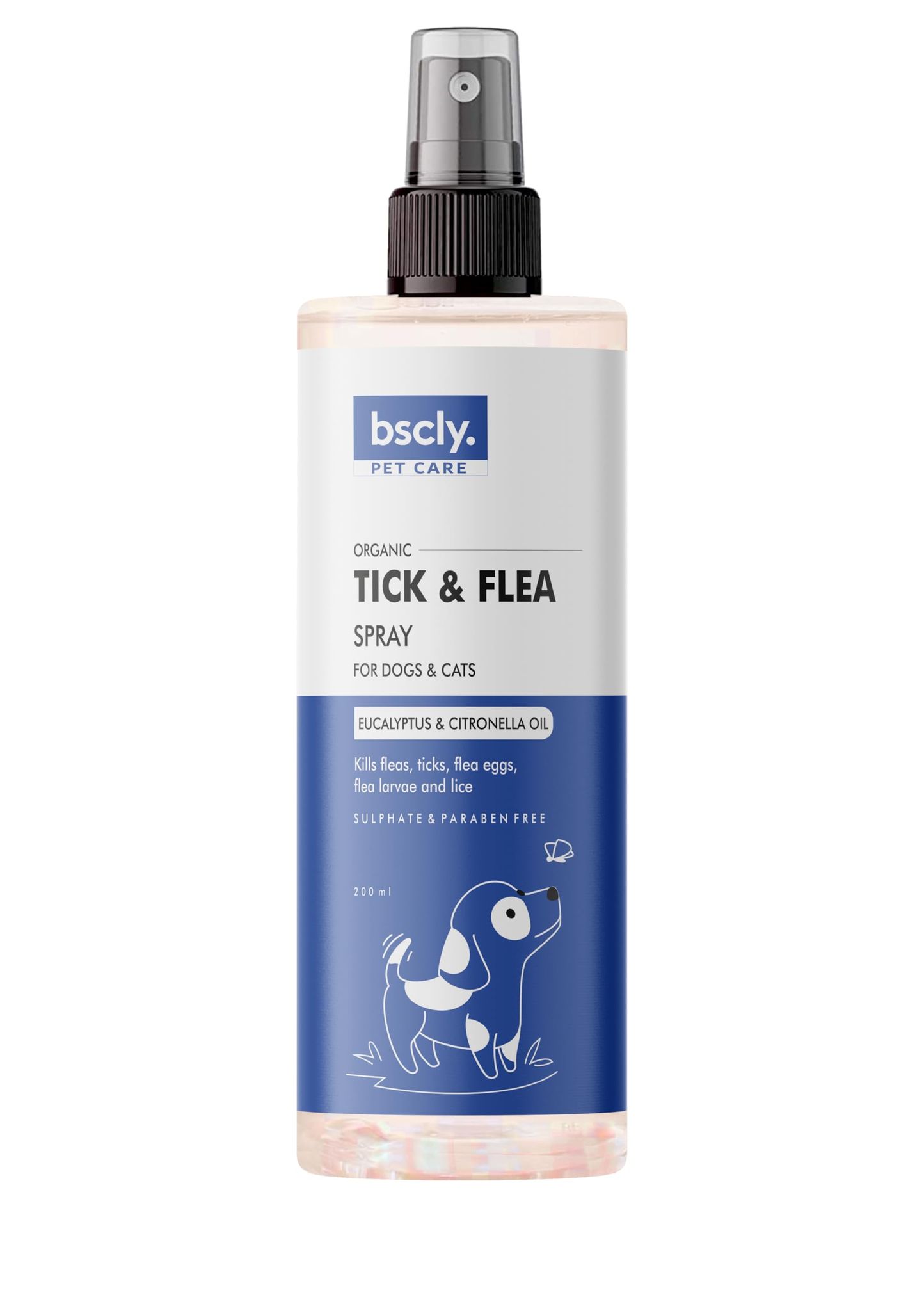 Bscly Tick & Flea Spray - 200ml