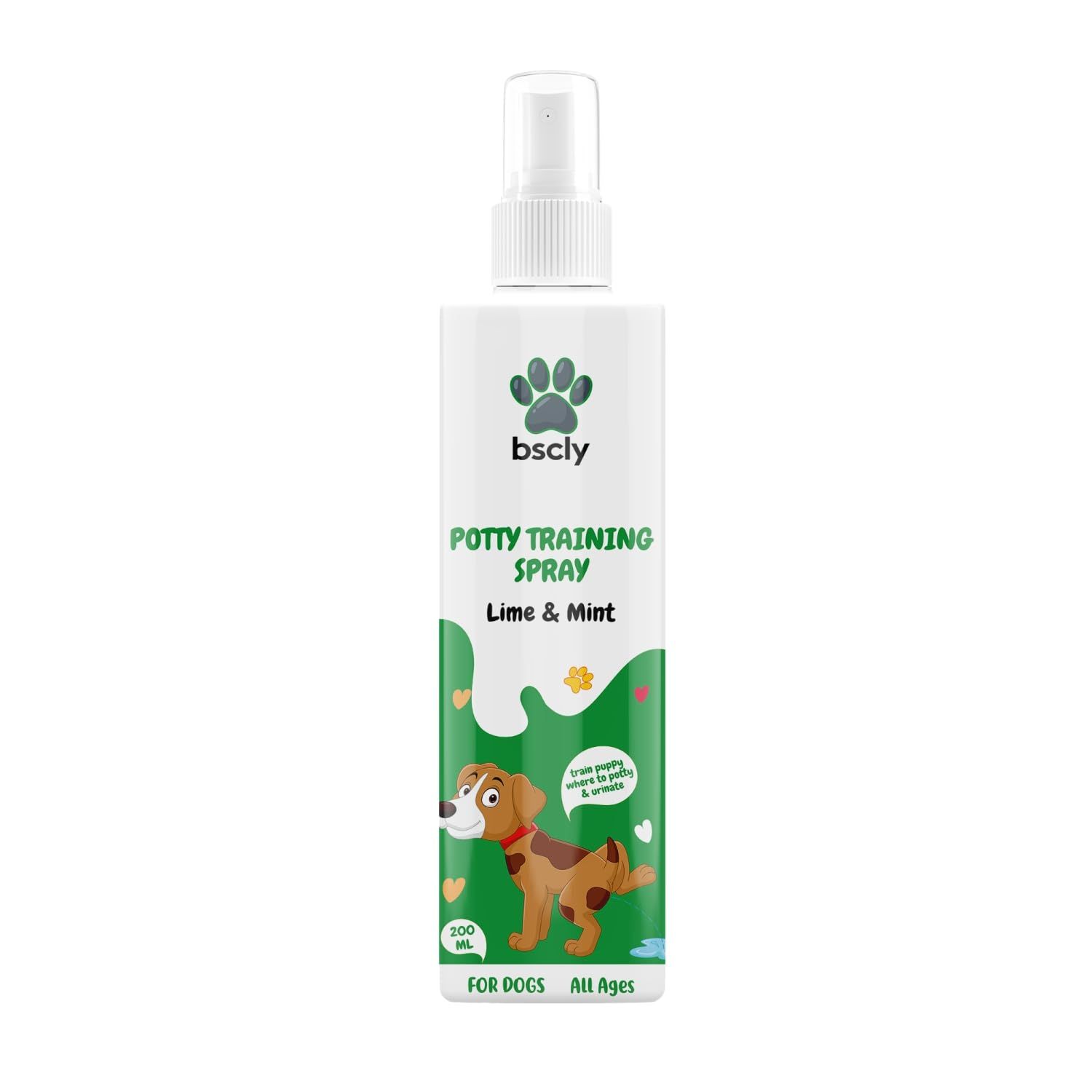 Bscly Potty Training Spray with Lime & Mint - 200ml