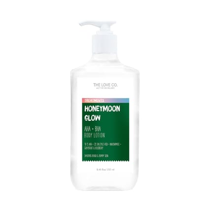 THE LOVE CO. Honeymoon Glow Body Lotion with - Nourishing Formula for Dry Skin - Women & Men - Enhanced with Jojoba Oil, Shea Butter, Vitamin E - Active Skincare - 250ml