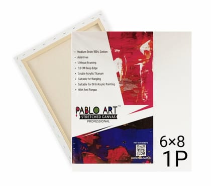 Pablo Art 6×8 Stretched Canvas Board A Creator’s Dream Surface