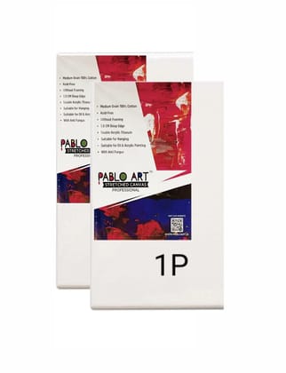 Pablo Art 6×18 Stretched Canvas Board A Creator’s Dream Surface