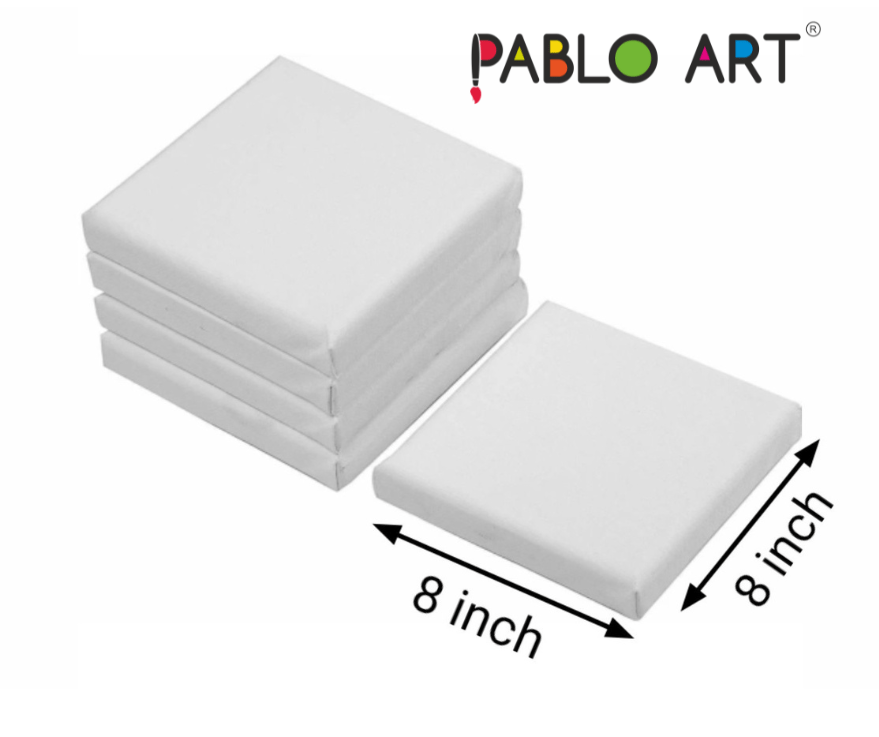 Pablo Art 8×8 Stretched Canvas Board A Creator’s Dream Surface