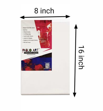 Pablo Art 8×16 Stretched Canvas Board A Creator’s Dream Surface