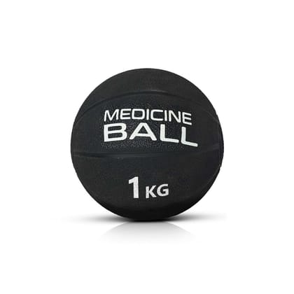 DE JURE FITNESS Medicine Ball with High Grip Rubber, Medicine Ball Unisex Strength for Workout | Non-Slip Grip for Cross Training Exercise, Strong Core, Better Balance