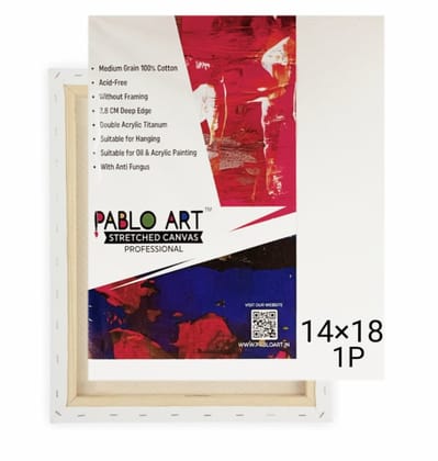 Pablo Art 14×18 Stretched Canvas Board A Creator’s Dream Surface