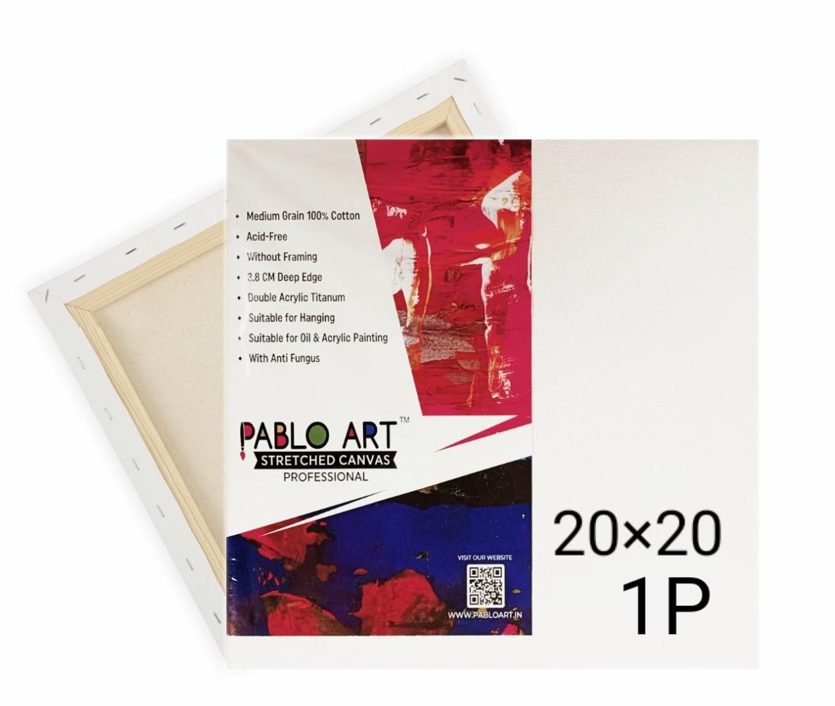 Pablo Art 20×20 Stretched Canvas Board A Creator’s Dream Surface