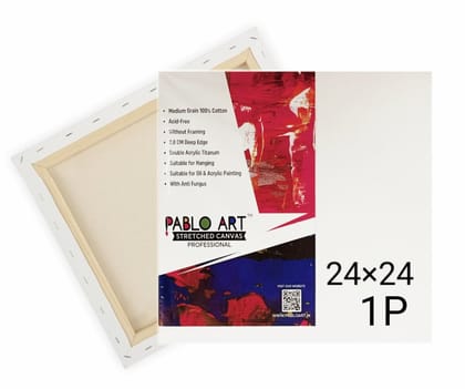 Pablo Art 24×24 Stretched Canvas Board A Creator’s Dream Surface