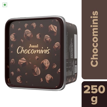 AMUL CHOCOMINI 12X250G TUB