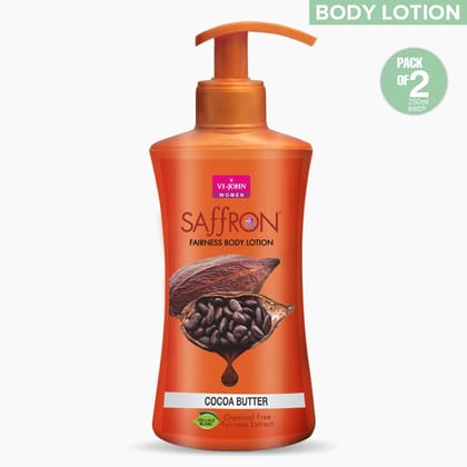 VI-JOHN Body Lotion Combo Of 2 | 250 ML Each | For Men And Women | All Skin Types | Cocoa Butter 500 ML