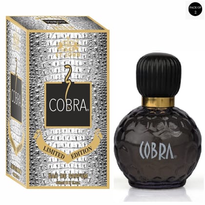 ST.JOHN Cobra Limited Edition Perfume for Men & Women | Long Lasting Mens and Womens Perfume - 60 ML (Pack of 2)