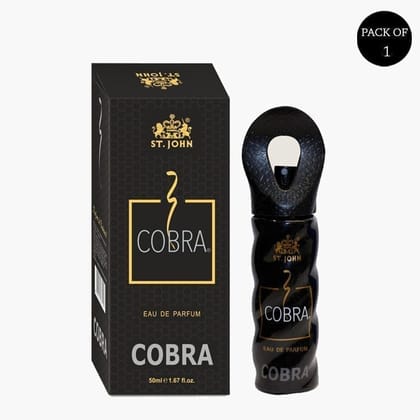 ST.JOHN Cobra Classic Perfume for Men &amp; Women | Long Lasting Mens and Womens Perfume - 50 ML (Pack of 2)