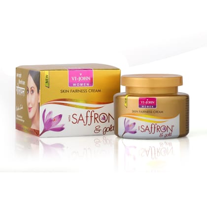 VI-JOHN Women Saffron Gold Fairness Cream Pack - 50 GM (Pack Of 5 - 250 GM)