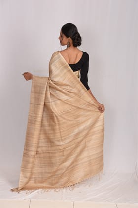 Jharcraft Silk Saree rt x gh nat(SA03098)