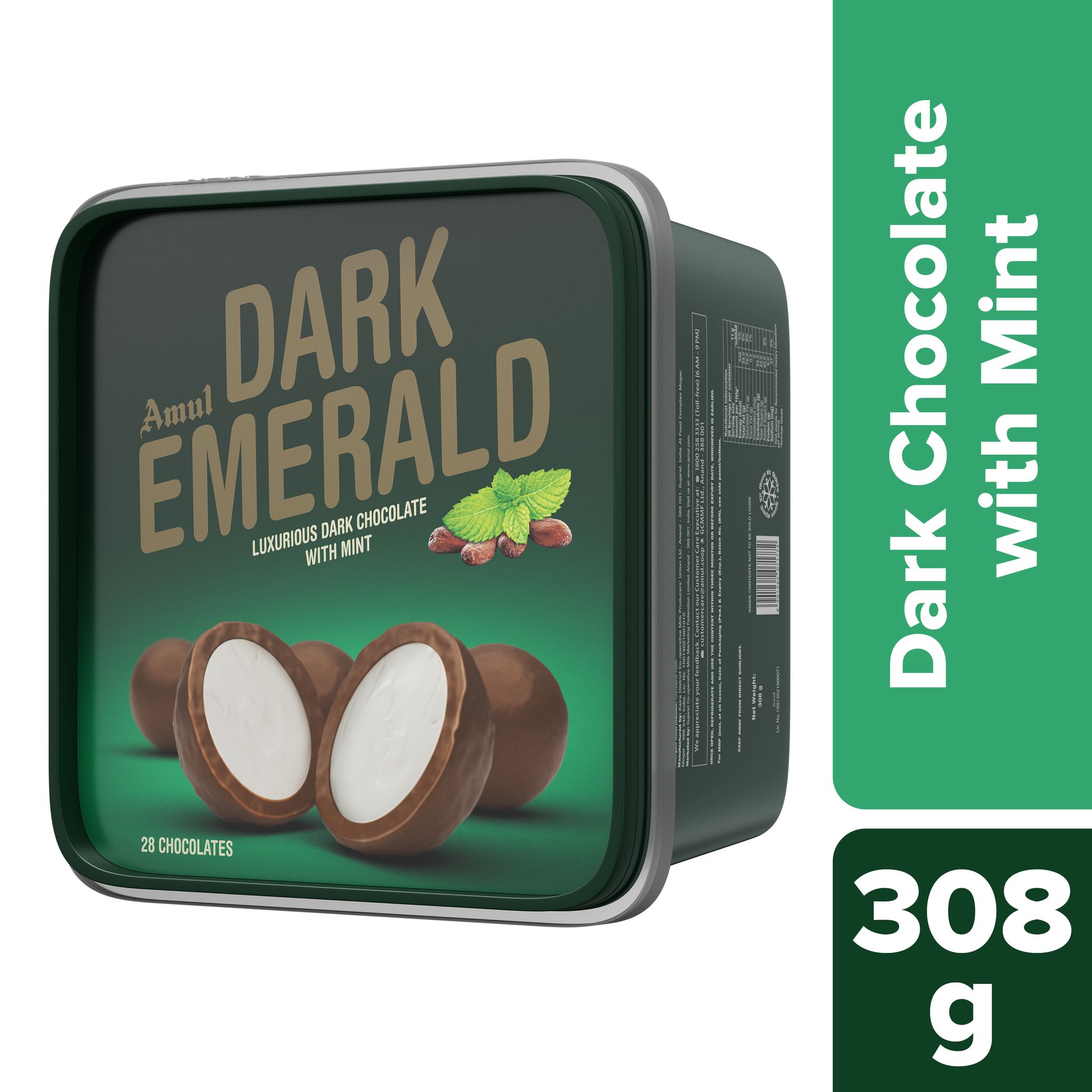 AMUL DARK EMERALD 308 GM