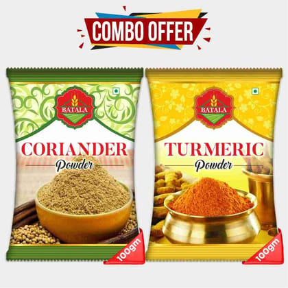 Combo Pack of Turmeric & Coriander Powder