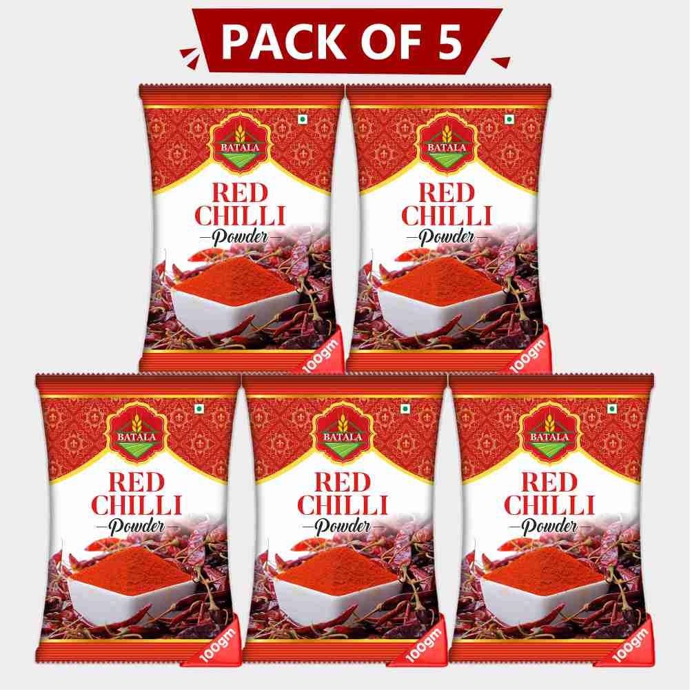 Red Chilli Powder (Pack of 5)