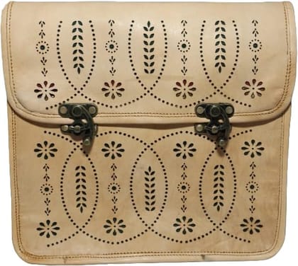 Bhakri Devi Handicrafts Made of Leather with Attachable Shoulder Strap Sling Bag For Women & Girl