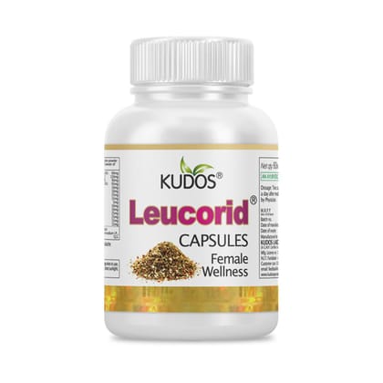 Kudos Leucorid Capsules| Female Wellness |60 Caps