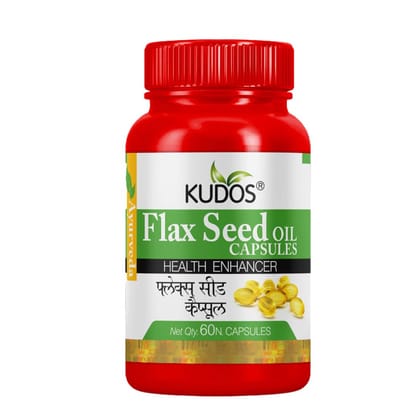 Kudos Flax Seed Capsules(60 Caps)