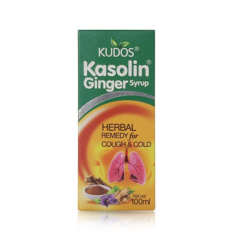 Kudos Kasolin Ginger Cough Syrup