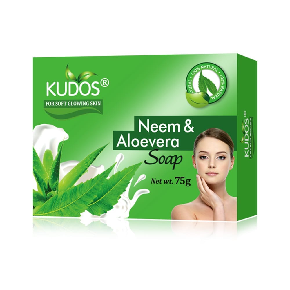 Kudos Neem Aloevera Soap | 75G