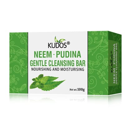 Kudos Neem Pudina Soap }Best Bathing Soap |100 gm