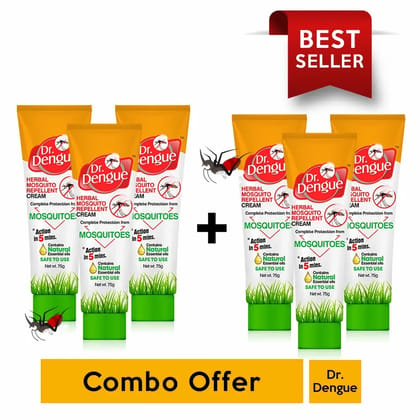 Buy 3 Dr. Dengue Herbal Mosquito Repellent Cream &amp; Get 3 Free