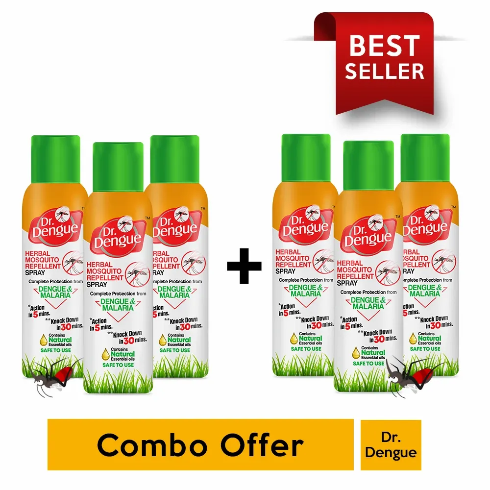 Buy 3 Dr. Dengue Herbal Mosquito Repellent Spray &amp; Get 3 Free