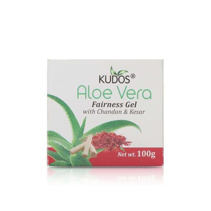 Kudos Aloevera Fairness Gel Chandan Kesar 100G