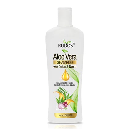 Kudos Aloe Vera Shampoo With Onion & Neem | 500ml