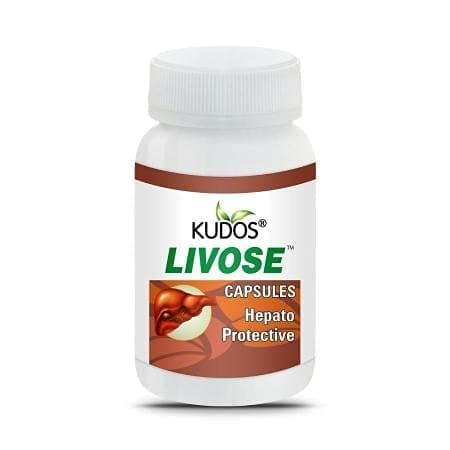 Kudos Livose | Ayurvedic Liver Disorder Medicine | Ayurvedic Liver Capsule - 60 Capsules