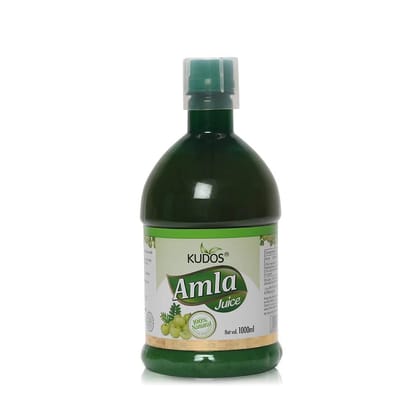 Kudos Ayurveda Amla Juice - 1 L | Boosts Digestion And Immunity
