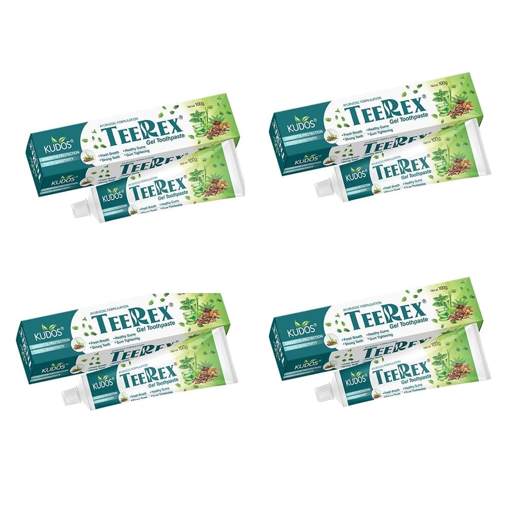 KUDOS AYURVEDIC TEREX TOOTHPASTE PACK OF 4