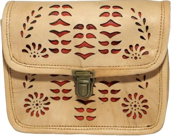 Bhakri Devi Handicrafts Made of Leather with Attachable Shoulder Strap Sling Bag For Women & Girl