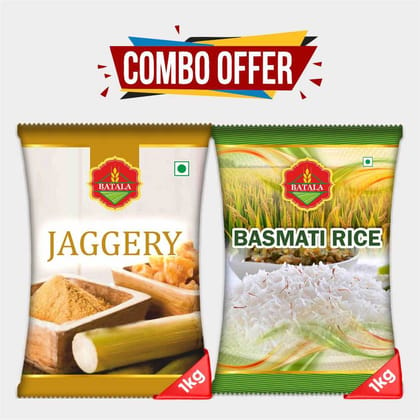 Combo Pack of Jaggery and Basmati Rice