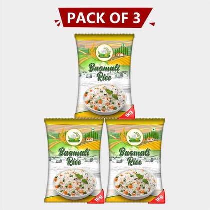 Basmati Rice (Pack of 3)