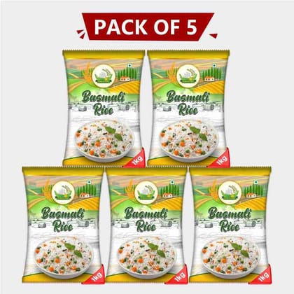 Basmati Rice (Pack of 5)