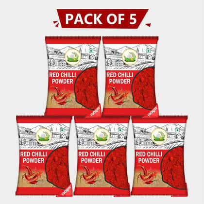 Red Chilli Powder (Pack of 5)