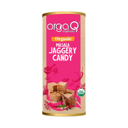 OrgaQ Organicky Organic Masala Jaggery Candy