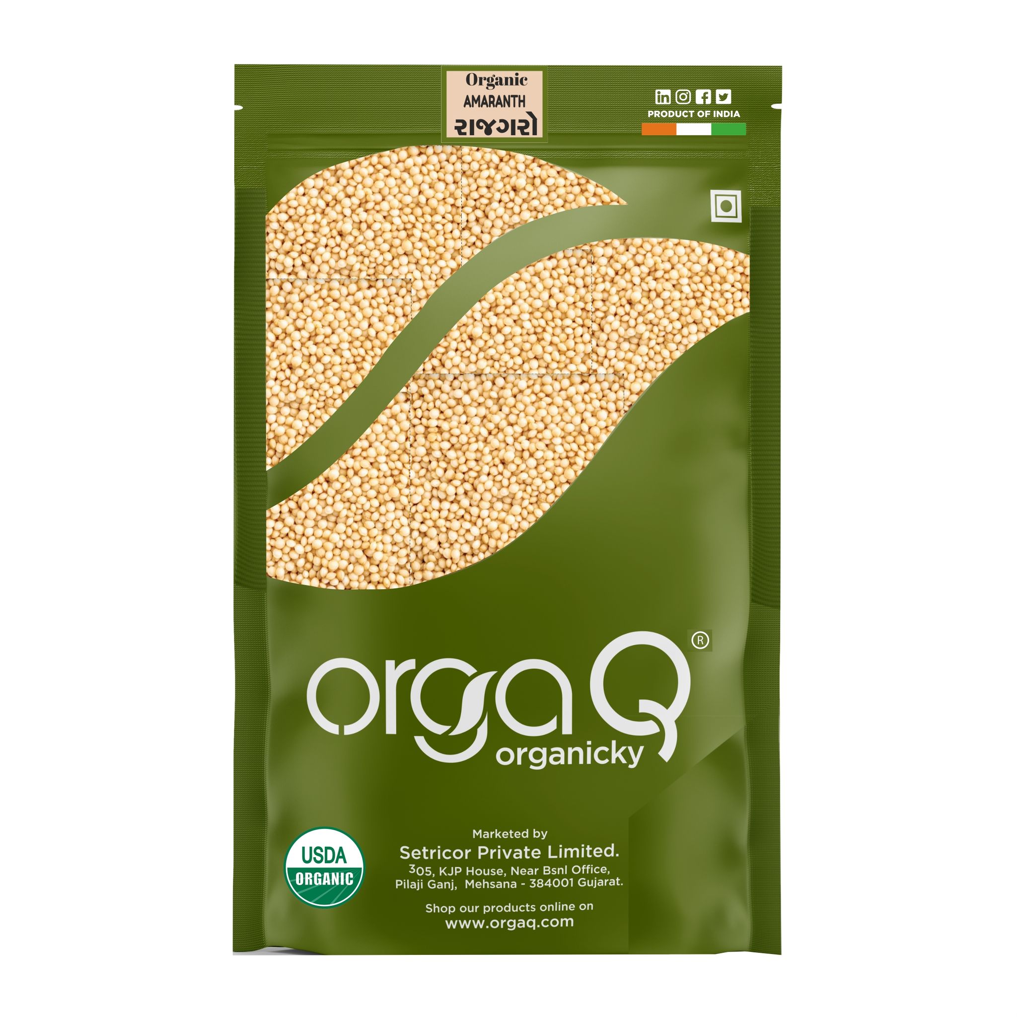 Orgaq Organicky Organic Amaranth Rajgara/Royal Grain