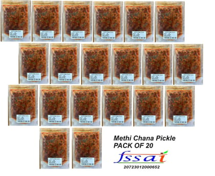 Methi Chana Pickle - Pack Of 20