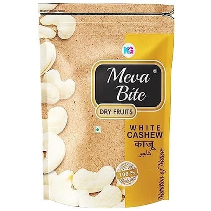 MevaBite Natural Premium Whole W320 Cashews (250 Grams) | 100% Pure and Organic Cashews | Tasty & Crunchy Kaju Normal Size