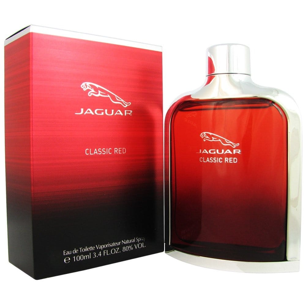 Jaguar Classic Red Eau de Toilette 3.4 fl oz/100ml Perfume Spray For Men