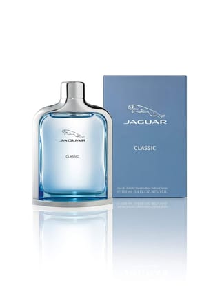 Jaguar Classic Blue Eau de Toilette 3.4 fl oz/100ml Perfume Spray For Men