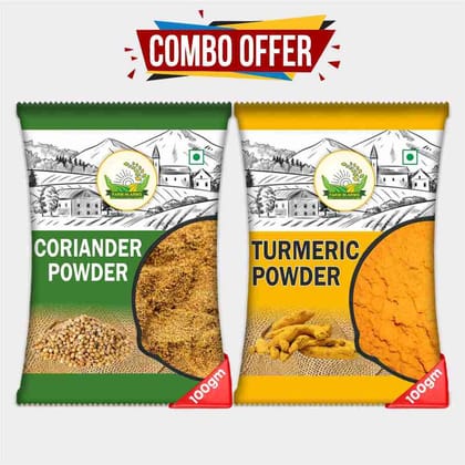 Combo Pack of Coriander & Turmeric Powder