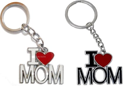 KD COLLECTIONS I Love Mom Keychain Combo - Pack of 2 Keychains